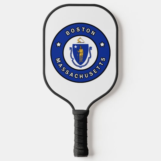 Boston Massachusetts Pickleball Schläger (Vorderseite)