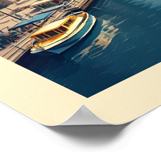 Boston Massachusetts Poster (Ecke)