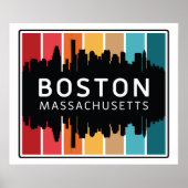 Boston Massachusetts Poster (Vorne)