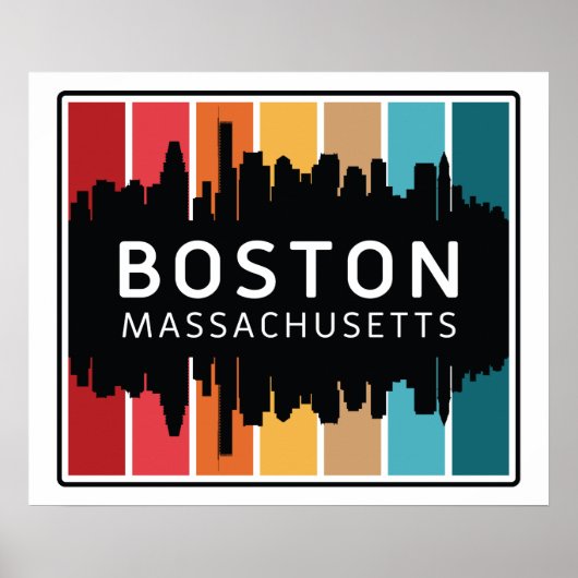 Boston Massachusetts Poster (Vorne)