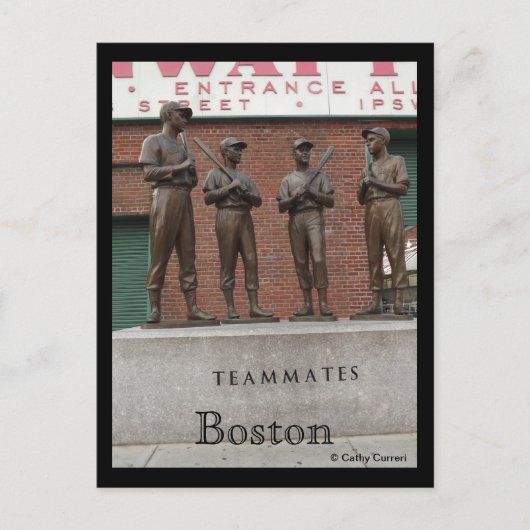 Boston, Massachusetts Postkarte (Vorderseite)