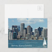 Boston, Massachusetts Postkarte (Vorne/Hinten)