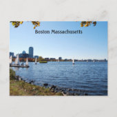 Boston Massachusetts Postkarte (Vorderseite)