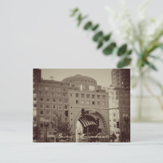 Boston, Massachusetts Postkarte (Stehend Vorderseite)