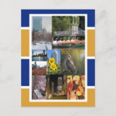 Boston, Massachusetts Postkarte (Vorderseite)