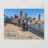 Boston Massachusetts Postkarte (Vorderseite)