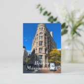 Boston Massachusetts Postkarte (Stehend Vorderseite)