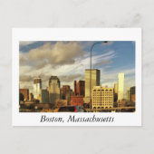 Boston Massachusetts Postkarte (Vorderseite)