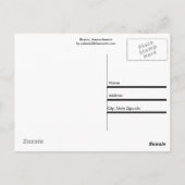 Boston, Massachusetts Postkarte (Rückseite)