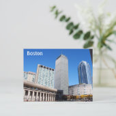 Boston Massachusetts Postkarte (Stehend Vorderseite)