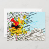 Boston, Massachusetts Postkarte (Vorne/Hinten)