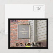 Boston, Massachusetts Postkarte (Vorne/Hinten)