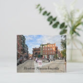 Boston Massachusetts Postkarte (Stehend Vorderseite)