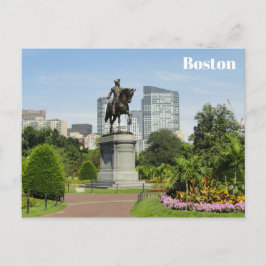 Boston Massachusetts Public Garden Travel Foto Postkarte