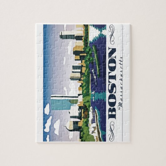 Boston, Massachusetts Puzzle (Vertikal)