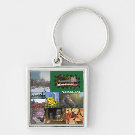 Boston, Massachusetts Schlüsselanhänger (Vorne)