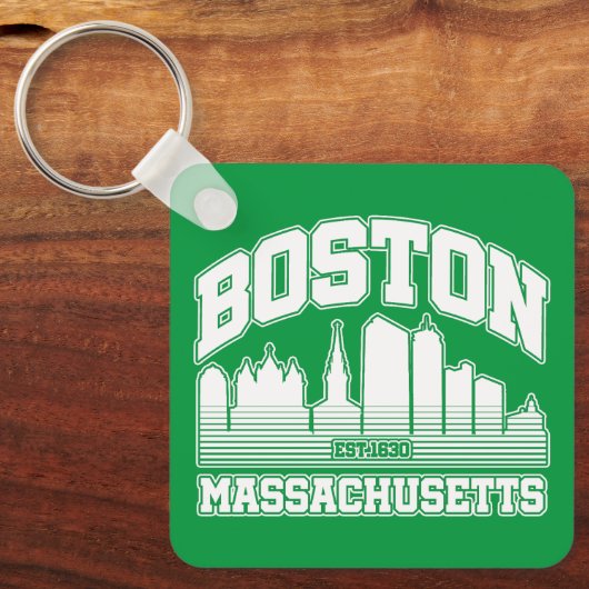 Boston, Massachusetts Schlüsselanhänger (Vorderseite)