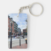 Boston Massachusetts Schlüsselanhänger (Rückseite)