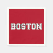 Boston Massachusetts Serviette (Vorderseite)