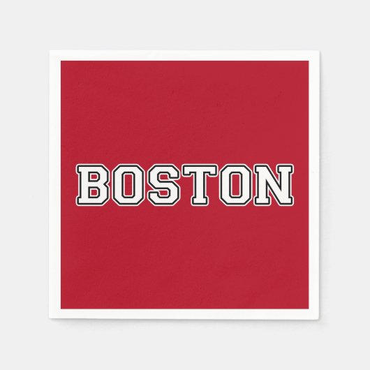 Boston Massachusetts Serviette (Vorderseite)