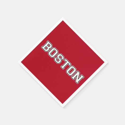 Boston Massachusetts Serviette (Ecke)