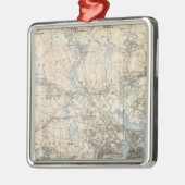 Boston, Massachusetts Silbernes Ornament (Links)