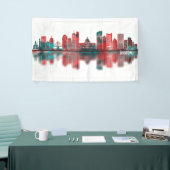 Boston Massachusetts Skyline Banner (Messeveranstaltung)