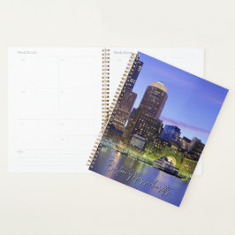 Boston Massachusetts Skyline Calendar Planner Planer