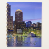 Boston Massachusetts Skyline Calendar Planner Planer (Vorderseite)