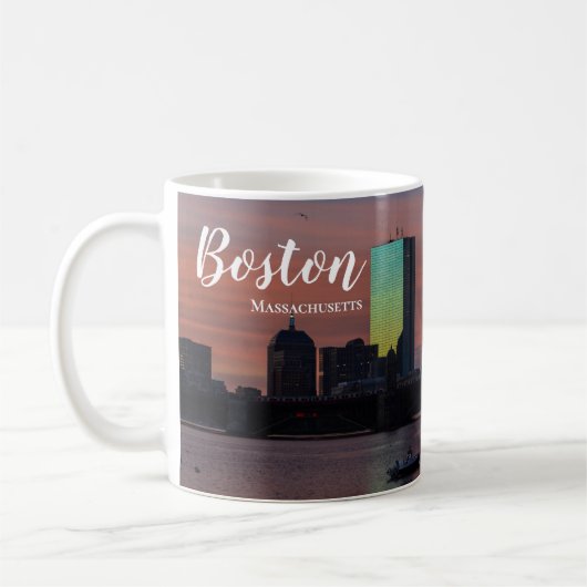 Boston Massachusetts Skyline Coffee Mug Kaffeetasse (Links)