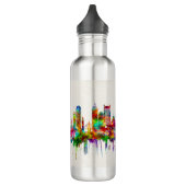 Boston Massachusetts Skyline Edelstahlflasche (Links)