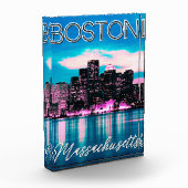 Boston Massachusetts Skyline Fotoblock (Links)