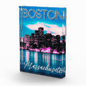 Boston Massachusetts Skyline Fotoblock (Rechts)