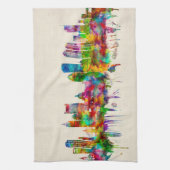 Boston Massachusetts Skyline Geschirrtuch (Vertikal)