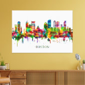 Boston Massachusetts Skyline Leinwanddruck (Insitu (Wohnzimmer))