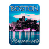 Boston Massachusetts Skyline Magnet (Vertikal)