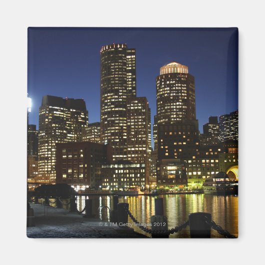 Boston, Massachusetts Skyline Magnet (Vorne)