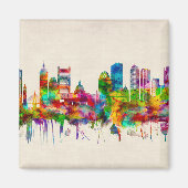 Boston Massachusetts Skyline Magnet (Vorne)