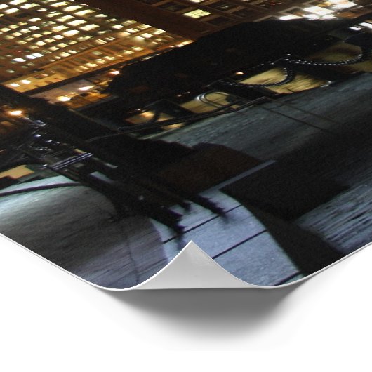 Boston, Massachusetts Skyline Poster (Ecke)