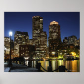 Boston, Massachusetts Skyline Poster (Vorne)