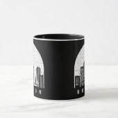 Boston Massachusetts Skyline Tasse (Zentrum)