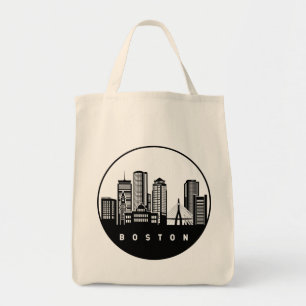 Boston Massachusetts Skyline Tragetasche