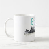 BOSTON MASSACHUSETTS SKYLINE - trinkende Tasse (Links)