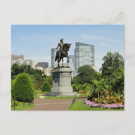 Boston Massachusetts Skyline - USA Postkarte (Vorderseite)