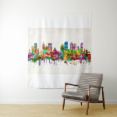 Boston Massachusetts Skyline Wandteppich (Beispiel)