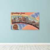 Boston, Massachusetts (Stadt Bean) Leinwanddruck (Insitu (Holzboden))