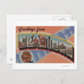 Boston, Massachusetts (Stadt Bean) Postkarte (Vorne/Hinten)