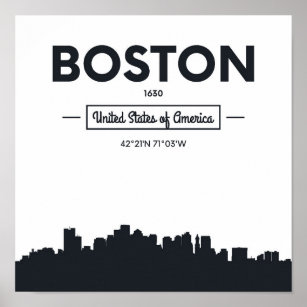 Boston, Massachusetts   Städtekoordinatoren Poster