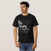 Boston Massachusetts T-Shirt (Vorne ganz)