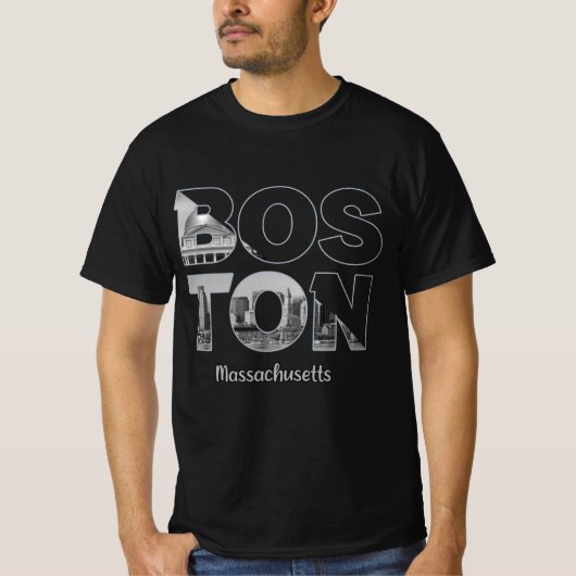 Boston Massachusetts T-Shirt (Vorderseite)